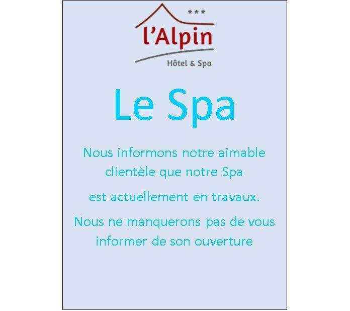 Concernant notre Spa